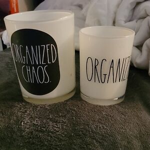 Rae Dunn White Candle Holders - Organized Chaos